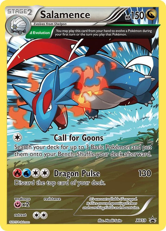Pokemon Salamence XY59 XY Black Star Promos