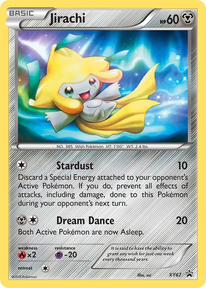 Pokemon Jirachi XY67 XY Black Star Promos