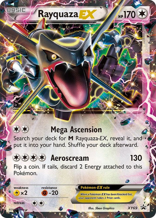 Pokemon Rayquaza EX XY69 XY Black Star Promos