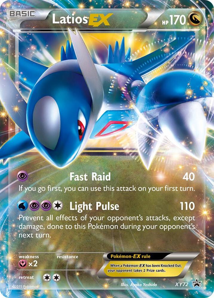 Pokemon Latios EX XY72 XY Black Star Promos