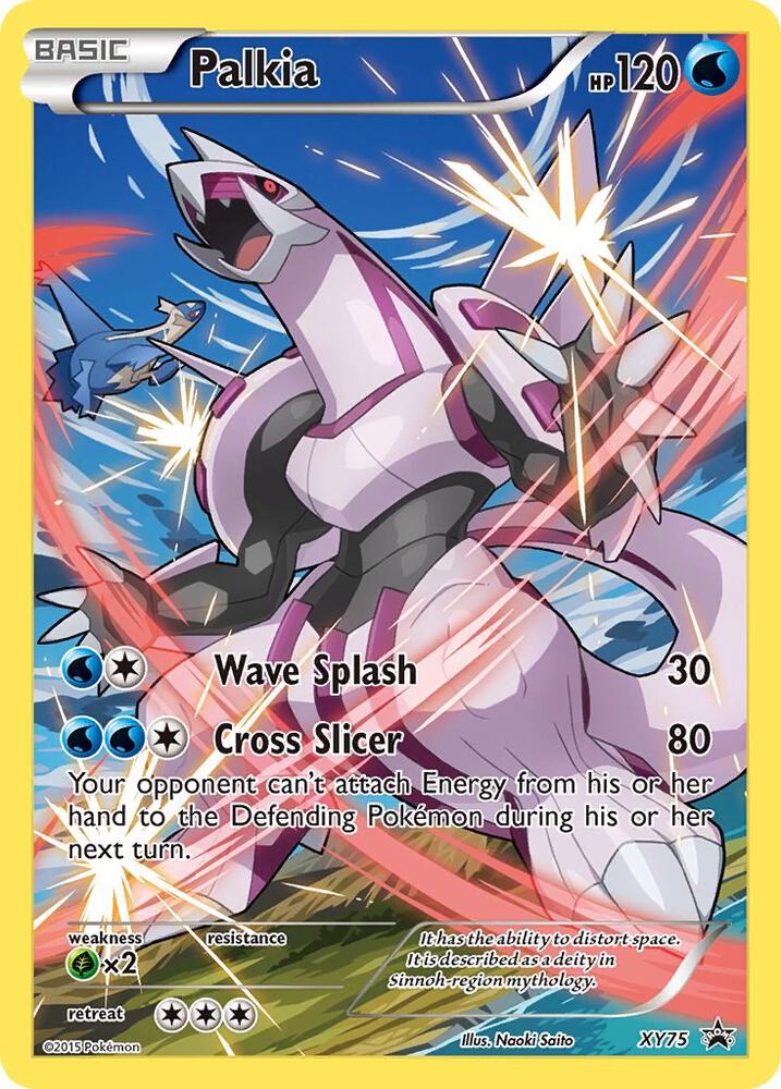 Pokemon Palkia XY75 XY Black Star Promos