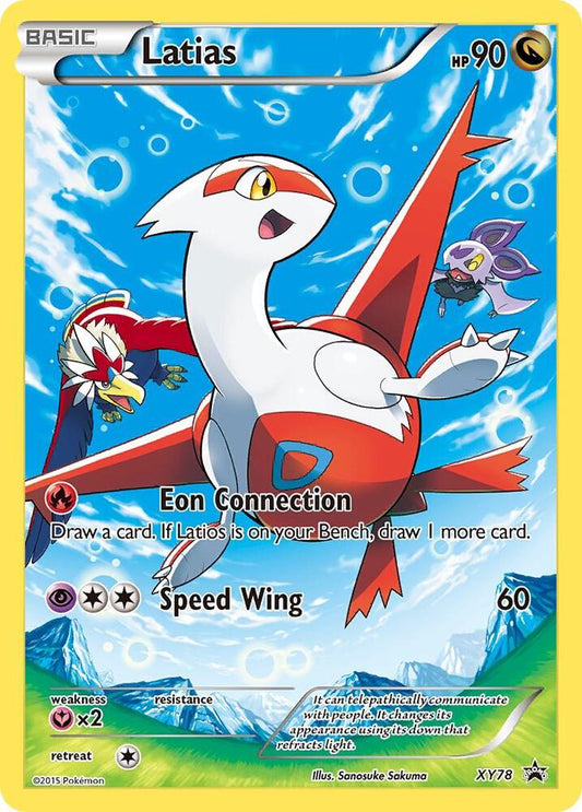 Pokemon Latias XY78 XY Black Star Promos