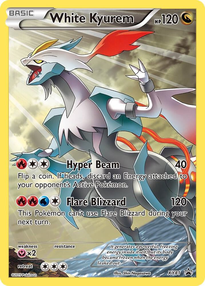 Pokemon White Kyurem XY81 XY Black Star Promos