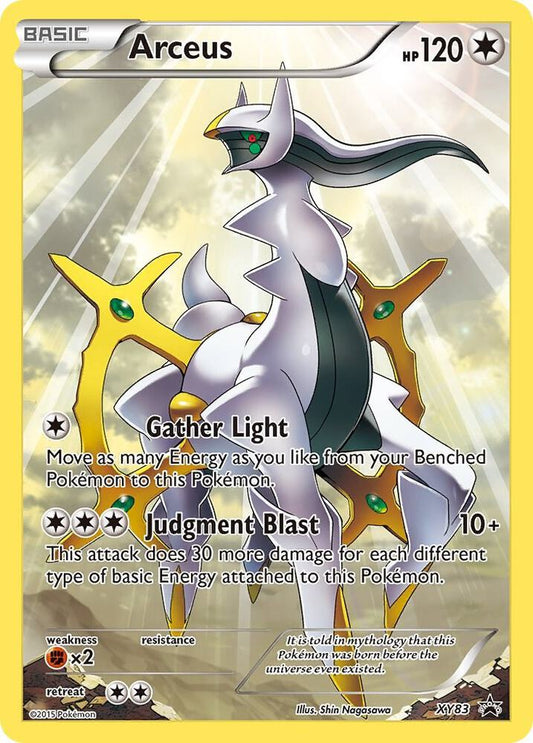 Pokemon Arceus XY83 XY Black Star Promos