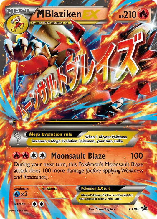 Pokemon M Blaziken EX XY86 XY Black Star Promos