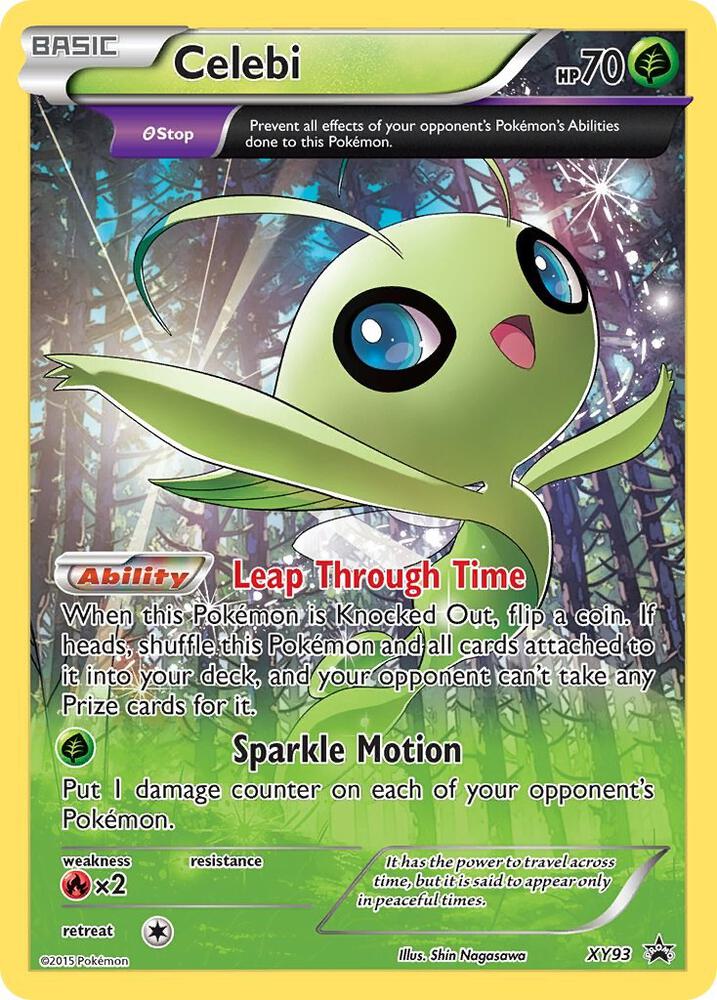 Pokemon Celebi XY93 XY Black Star Promos