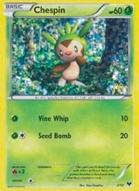 Pokemon Chespin 2/12 McDonald's Collection 2014