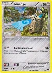Pokemon Honedge 7/12 McDonald's Collection 2014