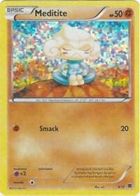Pokemon Meditite 9/12 McDonald's Collection 2015