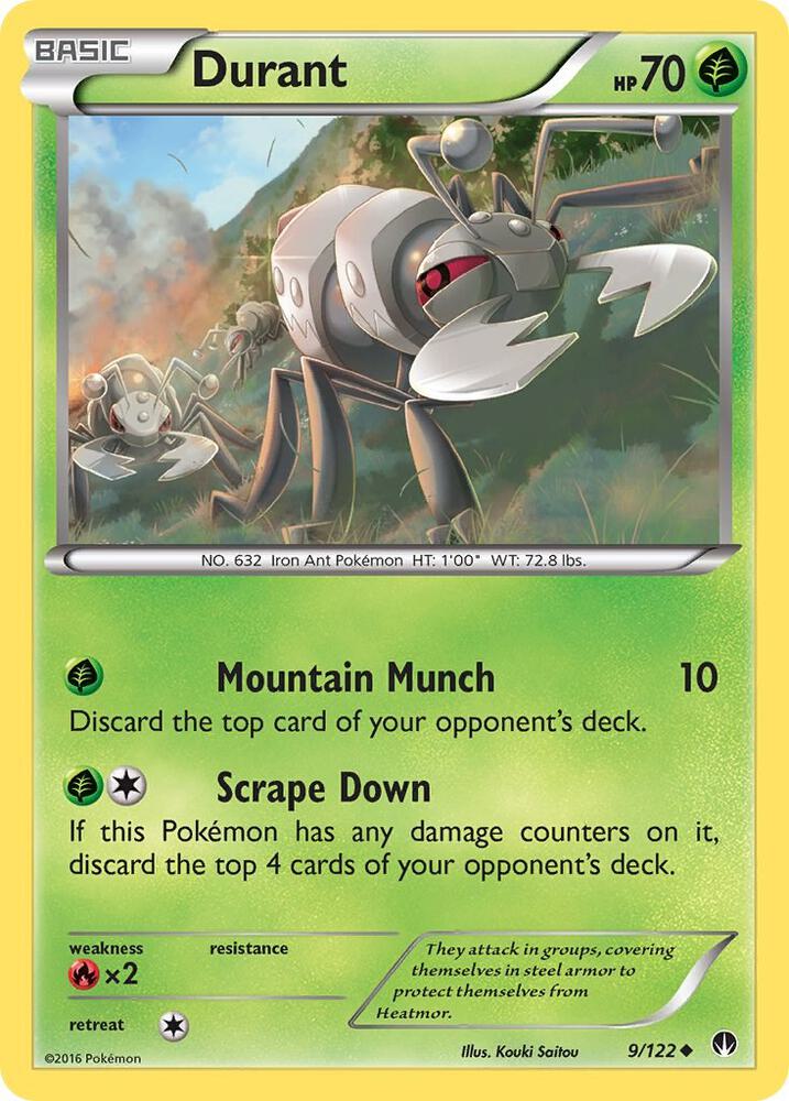 Pokemon Durant 9/122 BREAKpoint