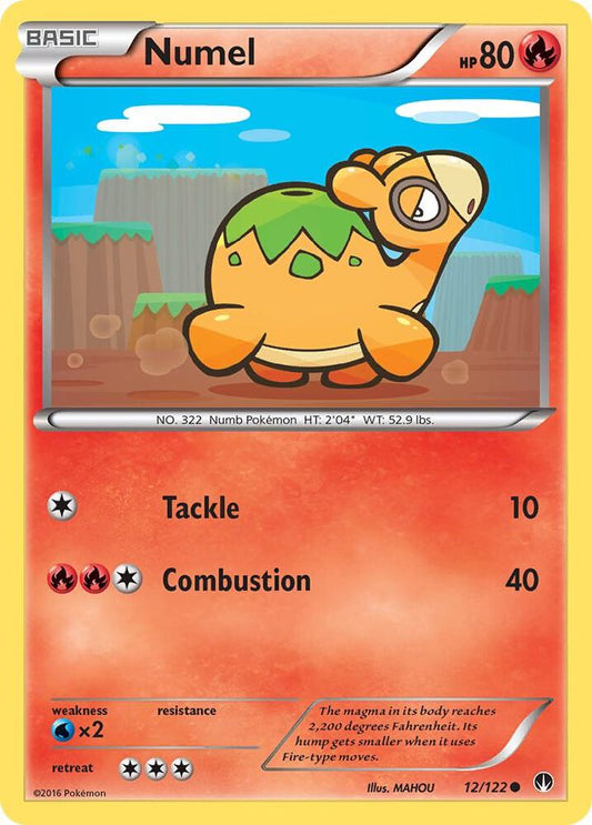 Pokemon Numel 12/122 BREAKpoint