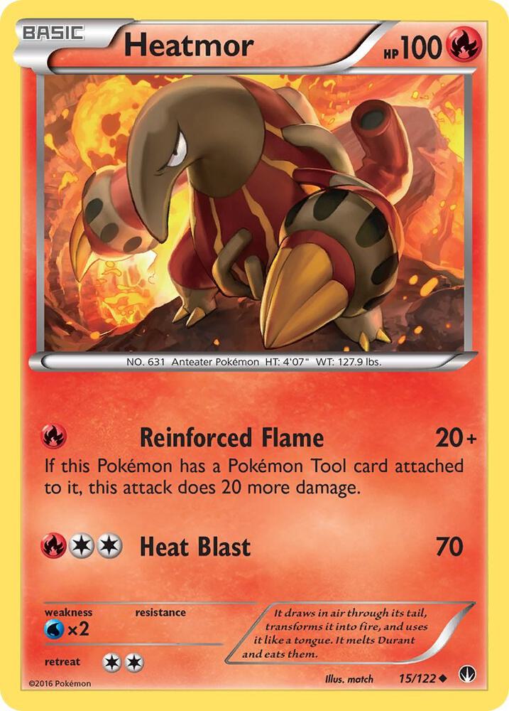 Pokemon Heatmor 15/122 BREAKpoint