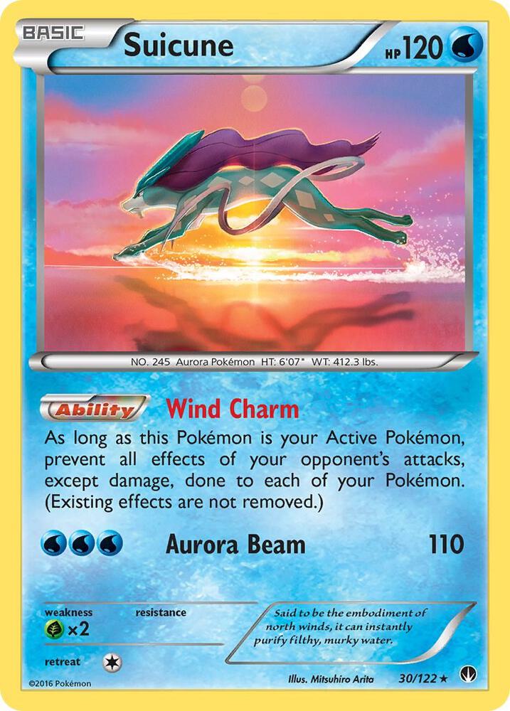 Pokemon Suicune 30/122 BREAKpoint