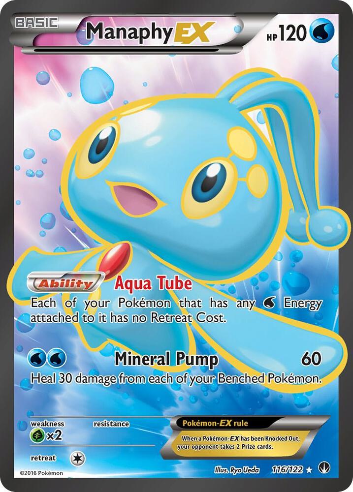 Pokemon Manaphy EX 116/122 BREAKpoint