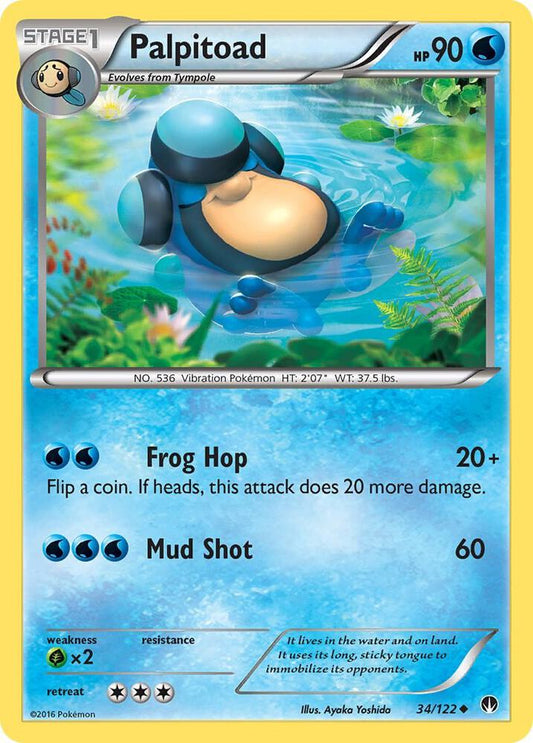 Pokemon Palpitoad 34/122 BREAKpoint