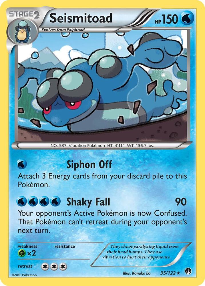 Pokemon Seismitoad 35/122 BREAKpoint