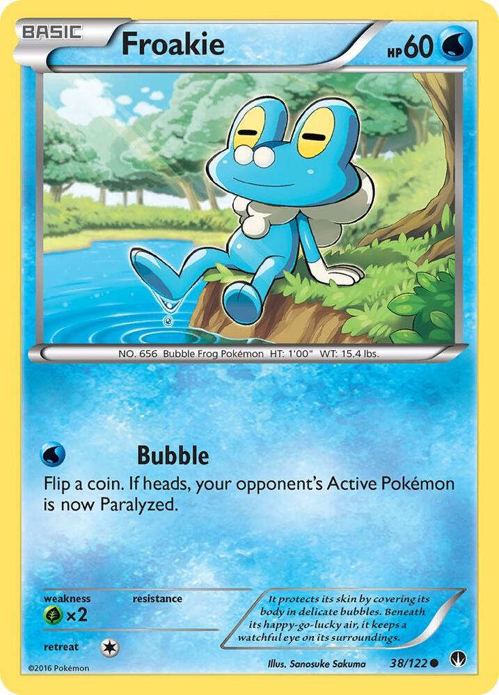Pokemon Froakie 38/122 BREAKpoint