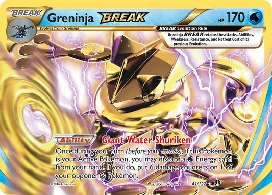 Pokemon Greninja BREAK 41/122 BREAKpoint