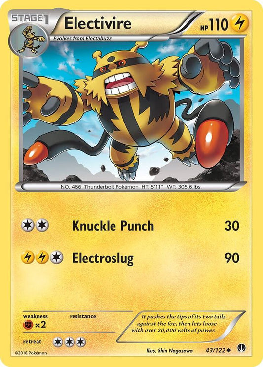 Pokemon Electivire 43/122 BREAKpoint