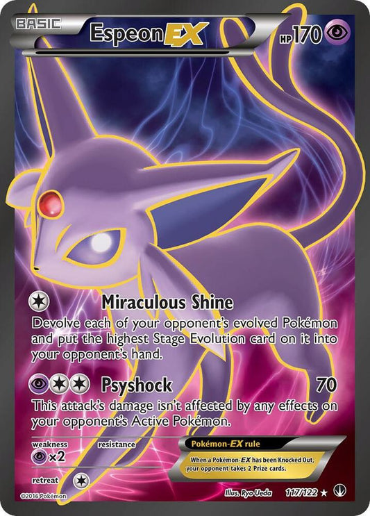 Pokemon Espeon EX 117/122 BREAKpoint