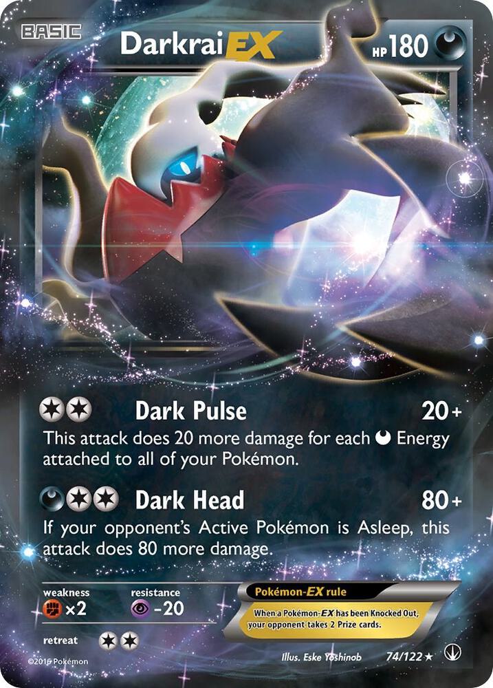 Pokemon Darkrai EX 74/122 BREAKpoint