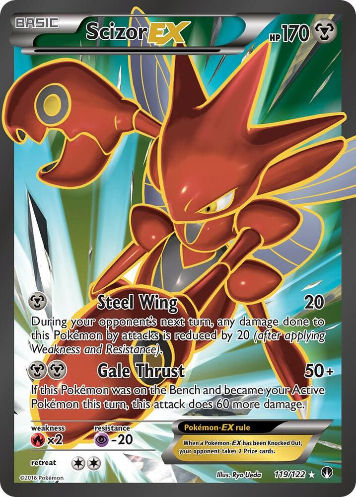 Pokemon Scizor EX 119/122 BREAKpoint