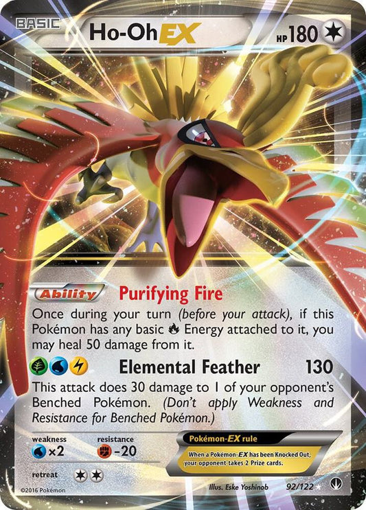 Pokemon Ho-Oh EX 92/122 BREAKpoint