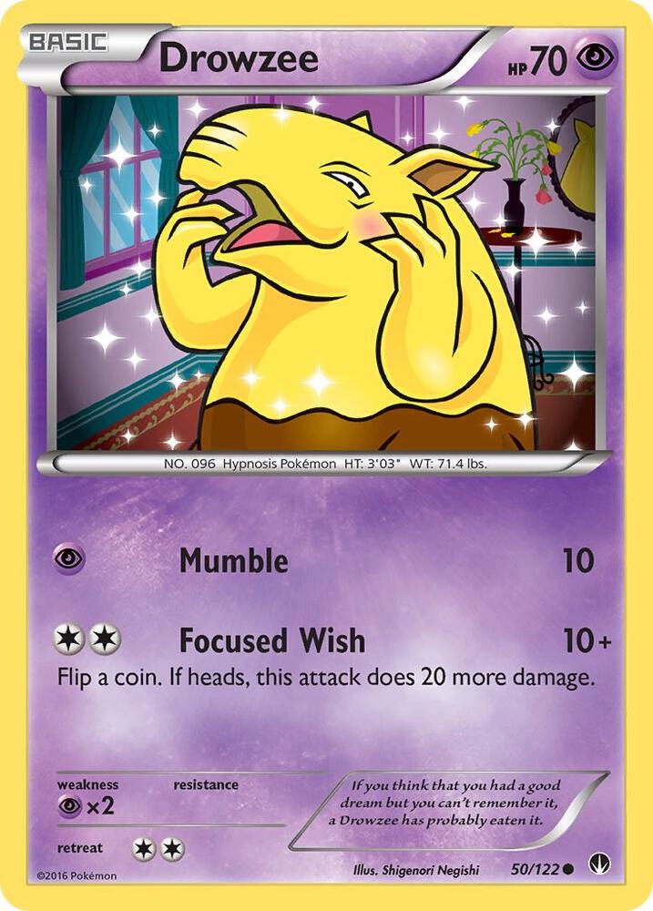 Pokemon Drowzee 50/122 BREAKpoint