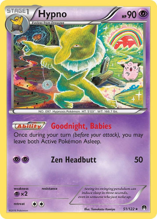 Pokemon Hypno 51/122 BREAKpoint