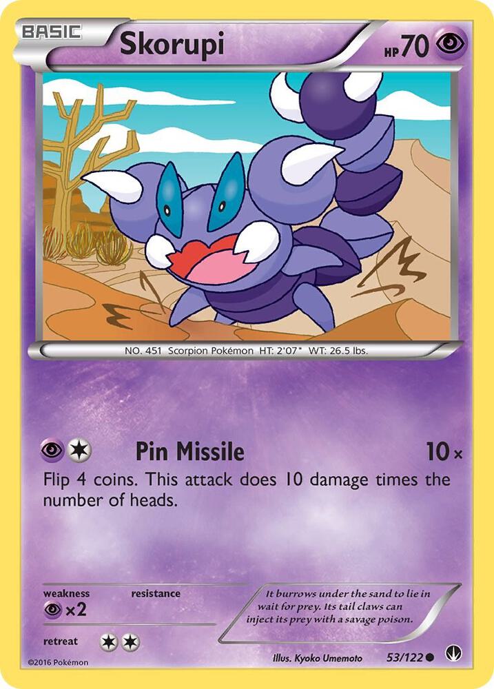 Pokemon Skorupi 53/122 BREAKpoint