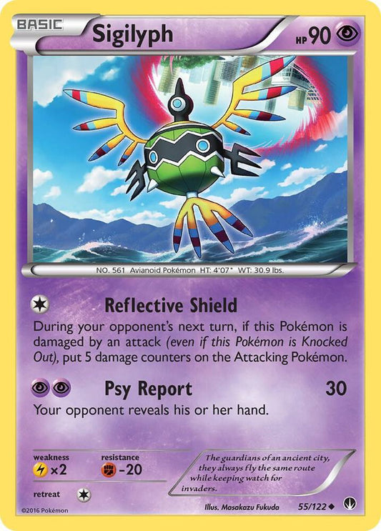 Pokemon Sigilyph 55/122 BREAKpoint