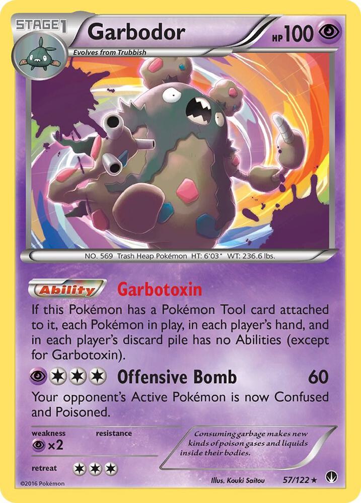 Pokemon Garbodor 57/122 BREAKpoint