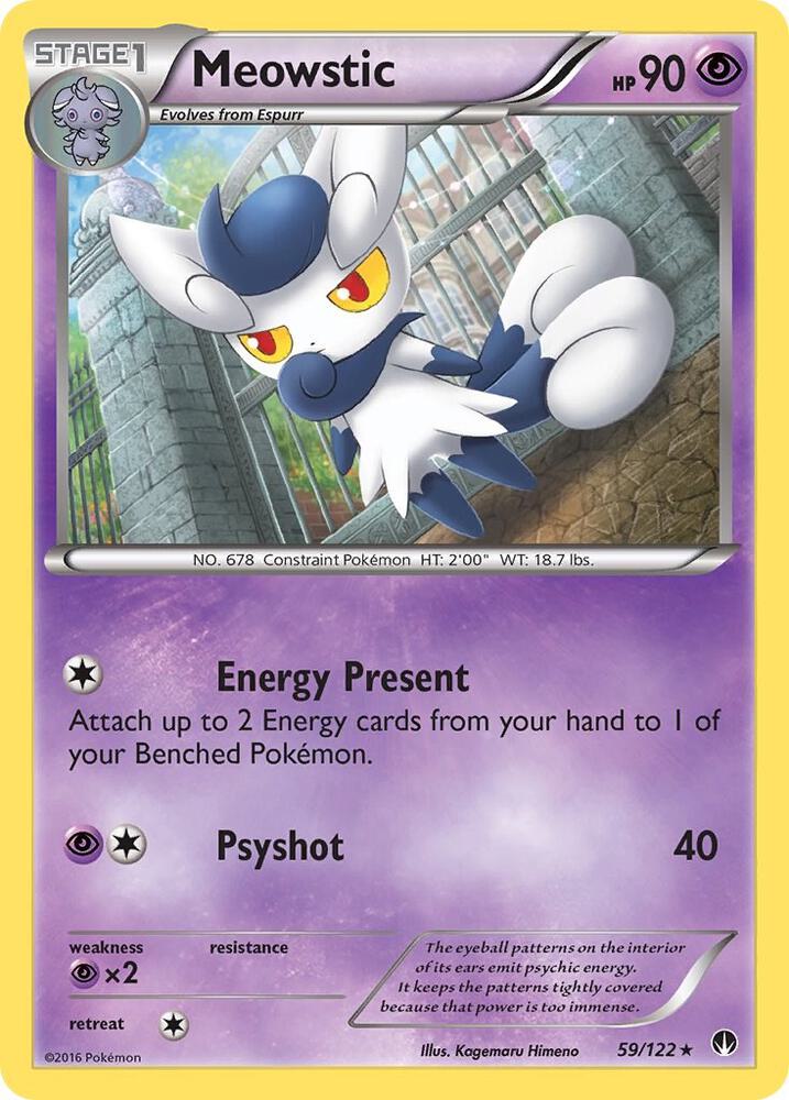 Pokemon Meowstic 59/122 BREAKpoint