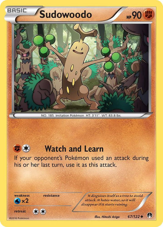 Pokemon Sudowoodo 67/122 BREAKpoint