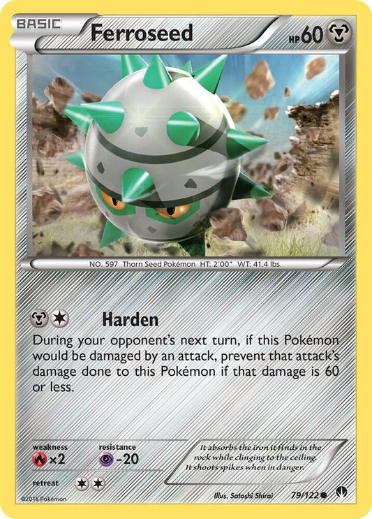 Pokemon Ferroseed 79/122 BREAKpoint