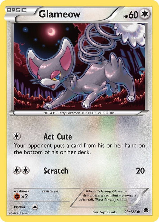 Pokemon Glameow 93/122 BREAKpoint