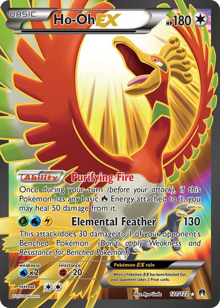 Pokemon Ho-Oh EX 121/122 BREAKpoint