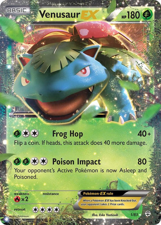 Pokemon Venusaur EX 1/83 Generations