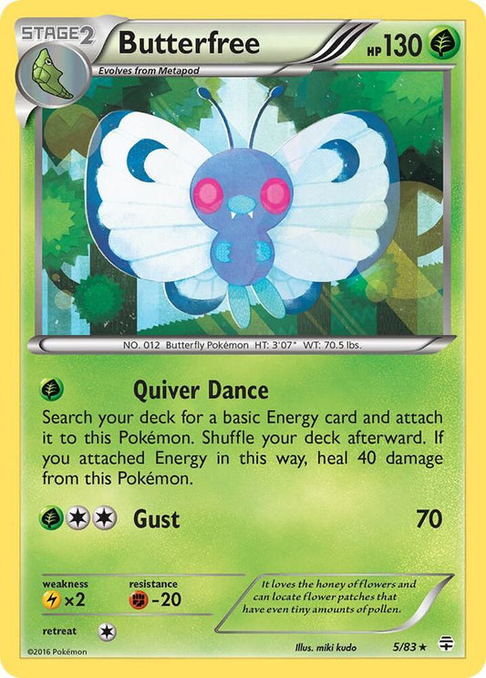 Pokemon Butterfree 5/83 Generations