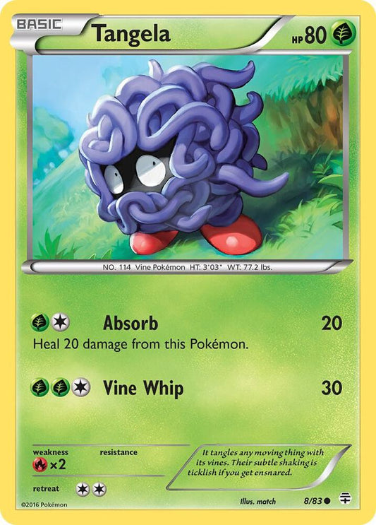 Pokemon Tangela 8/83 Generations