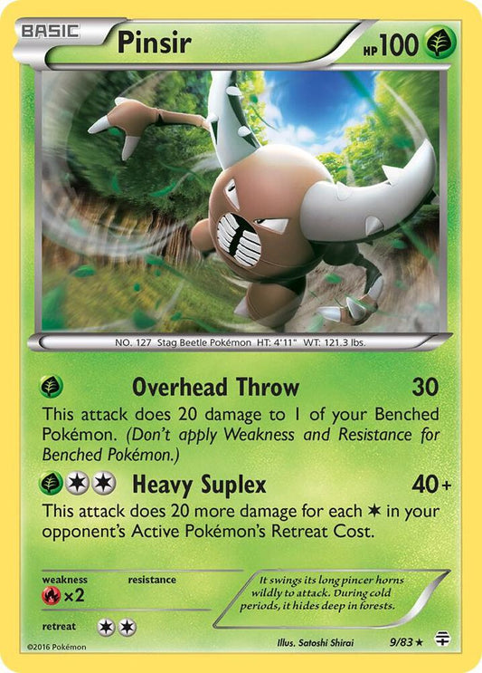 Pokemon Pinsir 9/83 Generations