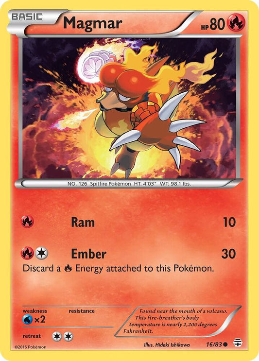 Pokemon Magmar 16/83 Generations