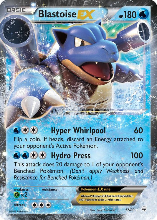 Pokemon Blastoise EX 17/83 Generations