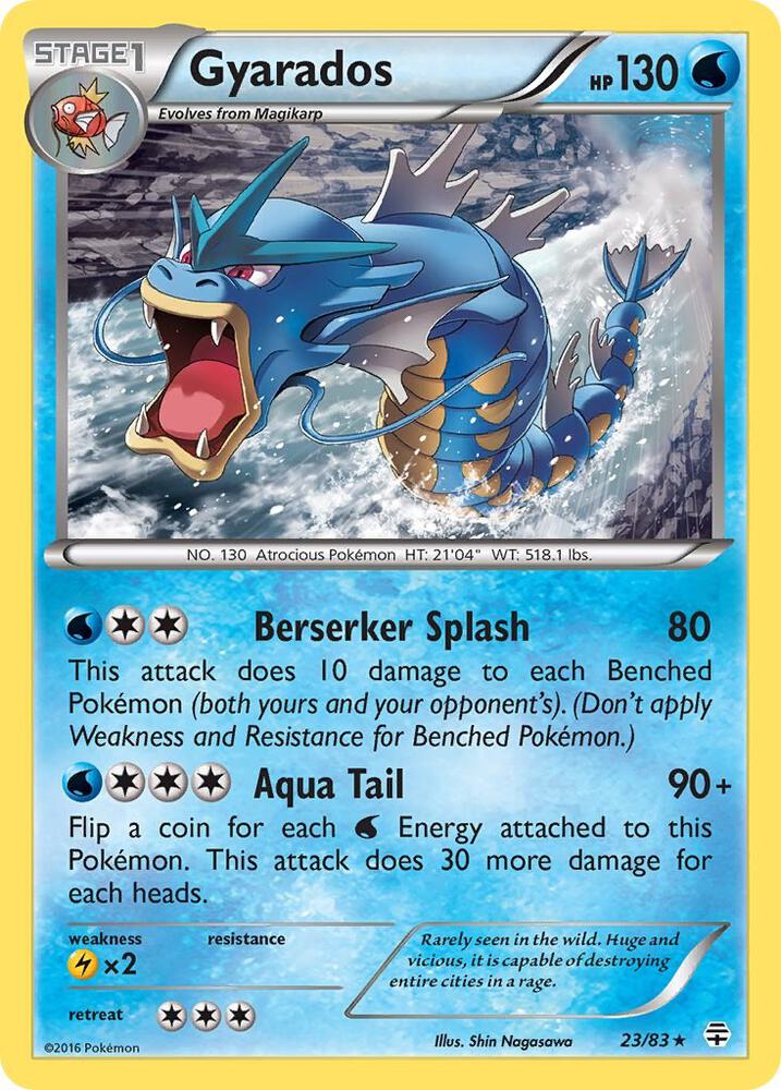 Pokemon Gyarados 23/83 Generations