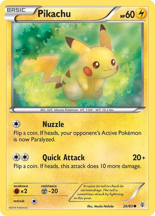 Pokemon Pikachu 26/83 Generations