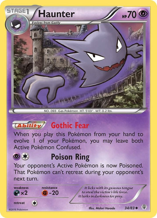 Pokemon Haunter 34/83 Generations