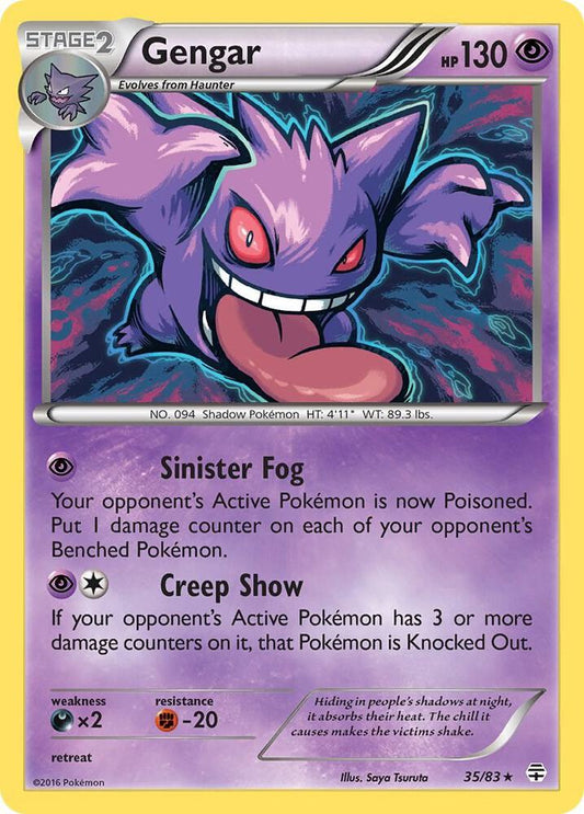 Pokemon Gengar 35/83 Generations