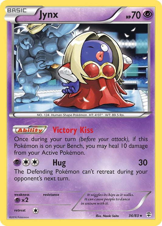 Pokemon Jynx 36/83 Generations