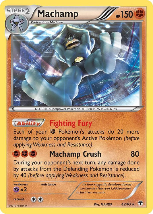 Pokemon Machamp 42/83 Generations