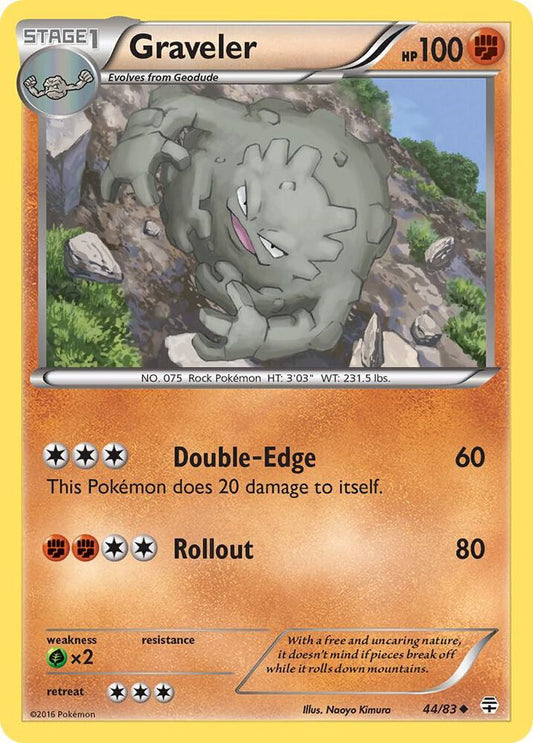 Pokemon Graveler 44/83 Generations